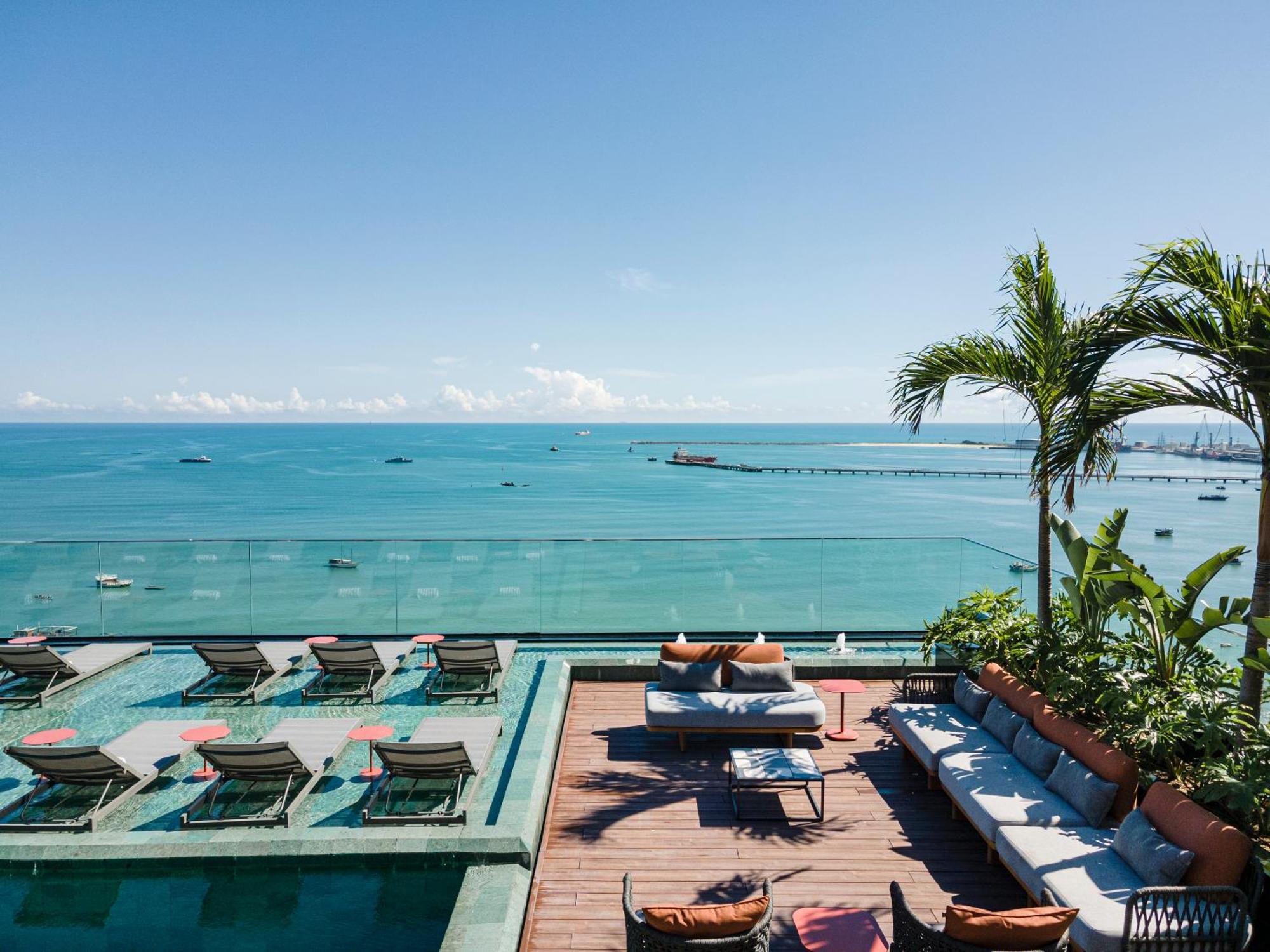 Hotel Gran Marquise Fortaleza  Kültér fotó View from the rooftop pool